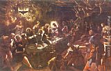 Jacopo Robusti Tintoretto Wall Art - The Last Supper